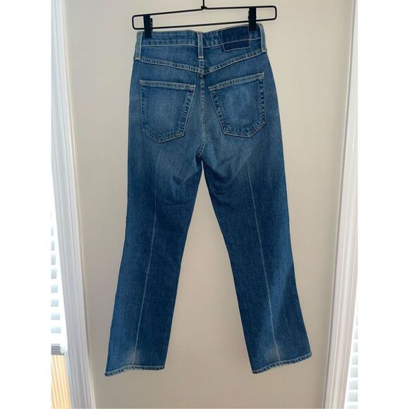 Women’s AMO Denim Bella Straight Leg Jeans in Peaceful 23 - Picture 4 of 5